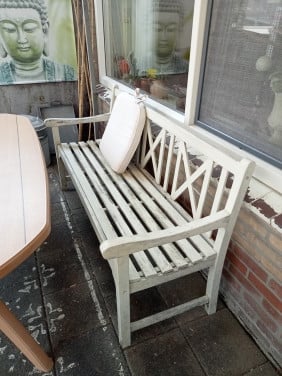 Tuinbank, hout, 3 zits