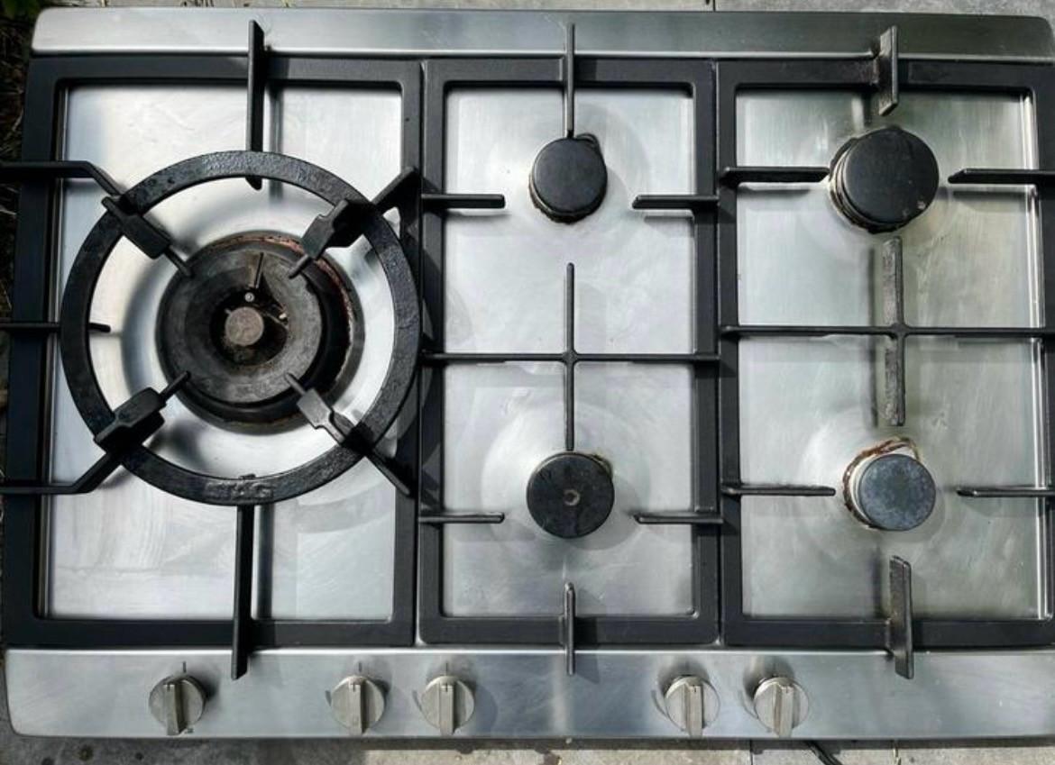 5-pits inbouw gaskookplaat met wokbrander ATAG