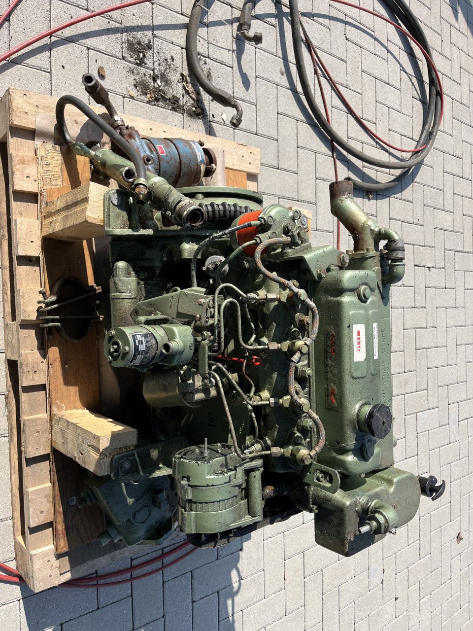 Scheepsdieselmotor