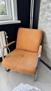 Henders & Hazel Margit fauteuil, mosterd/oranje design stoel