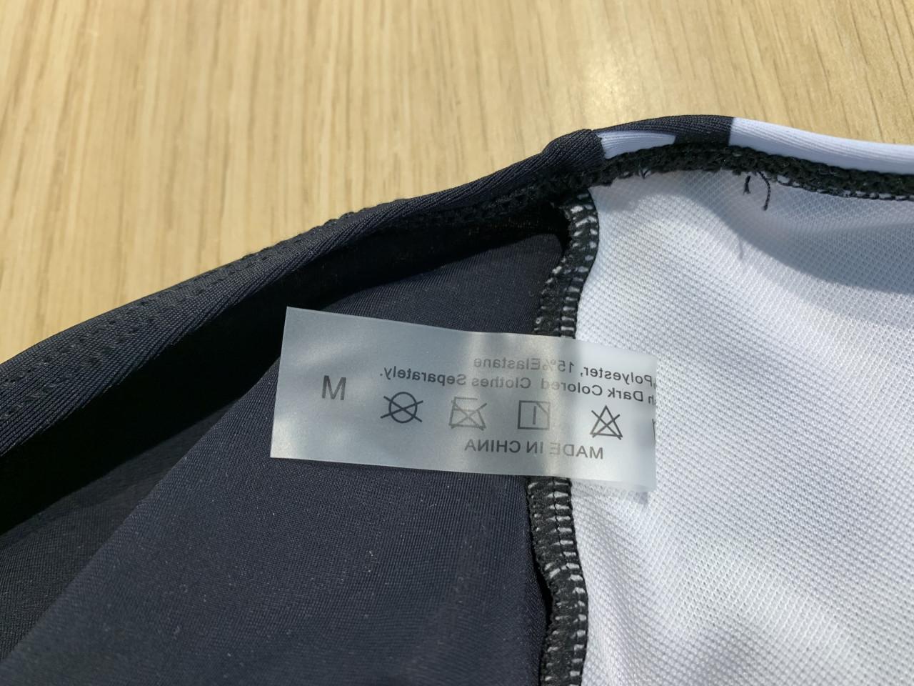 Zwart-wit bikini maat M