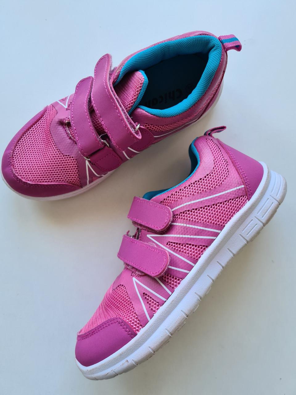 Chicane fuchsia roze klittenband sneackers Maat 33