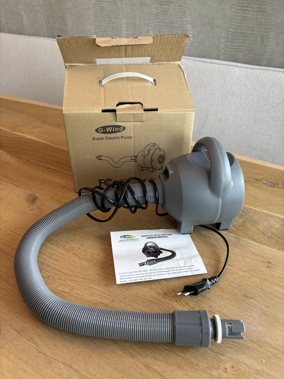Airtrack met toebehoren