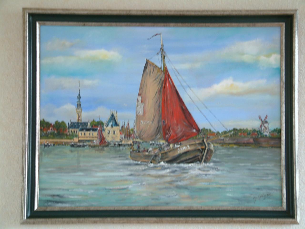 Schilderijen  Jac Caljouw Arnemuiden