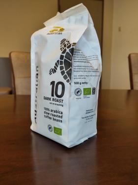 Koffiebonen Australian biologisch 500 gram Dark roast