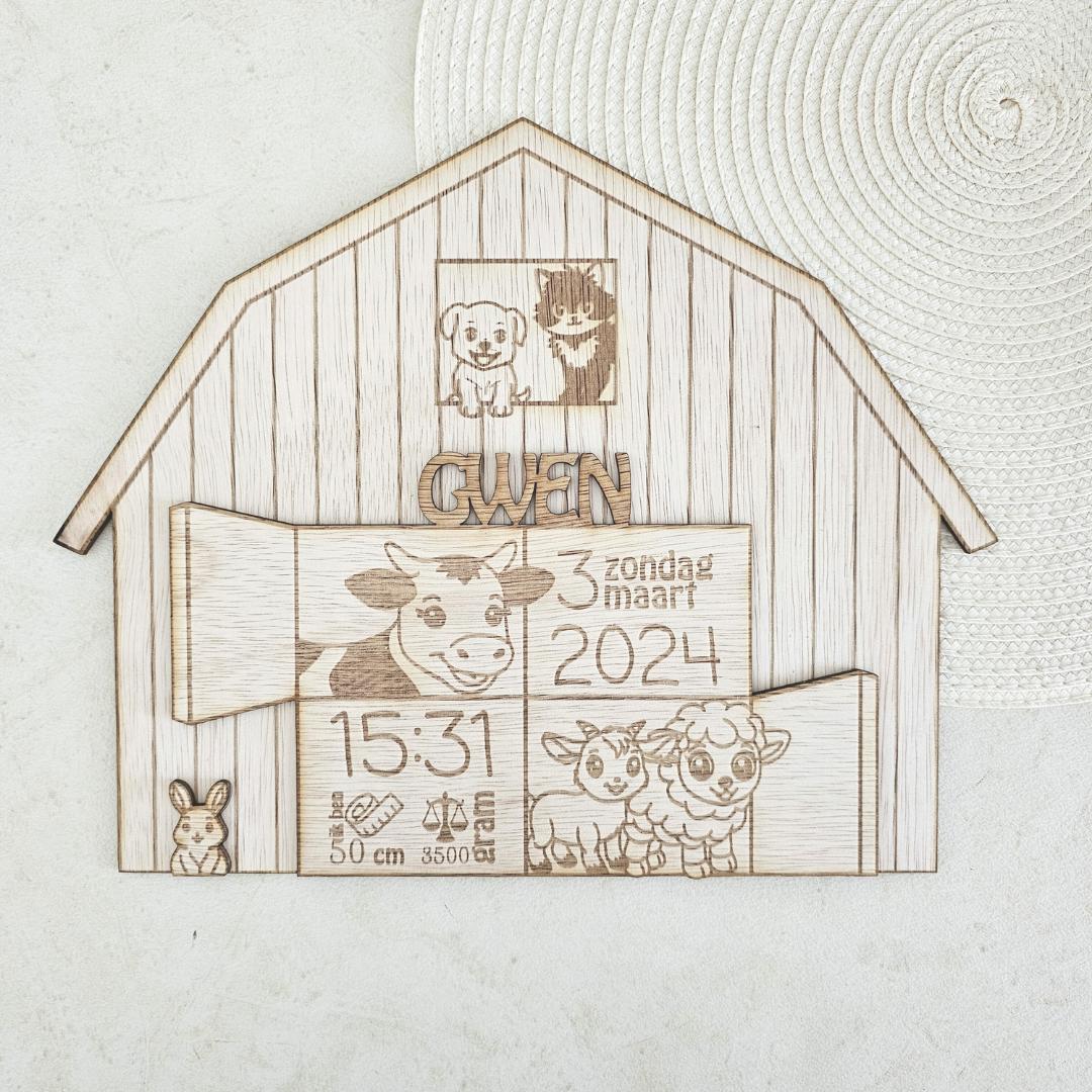 Gepersonaliseerde kraamcadeau