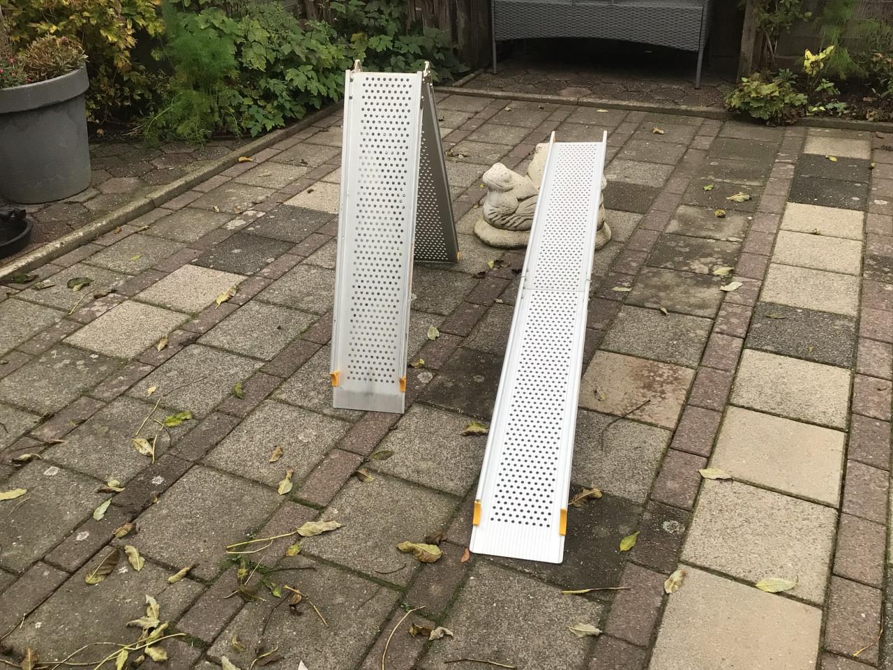 Aluminium oprijplaten opvouwbaar