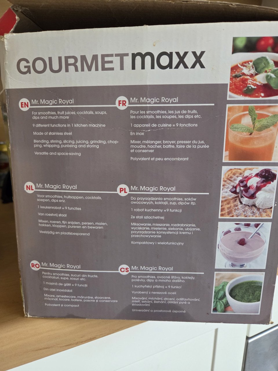 GOURMETmaxx Mr. Magic Mixer – Smoothie Maker met Accessoirepakket