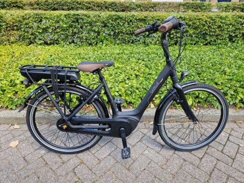 Schitterende Gazelle Orange elektrische mini fiets
