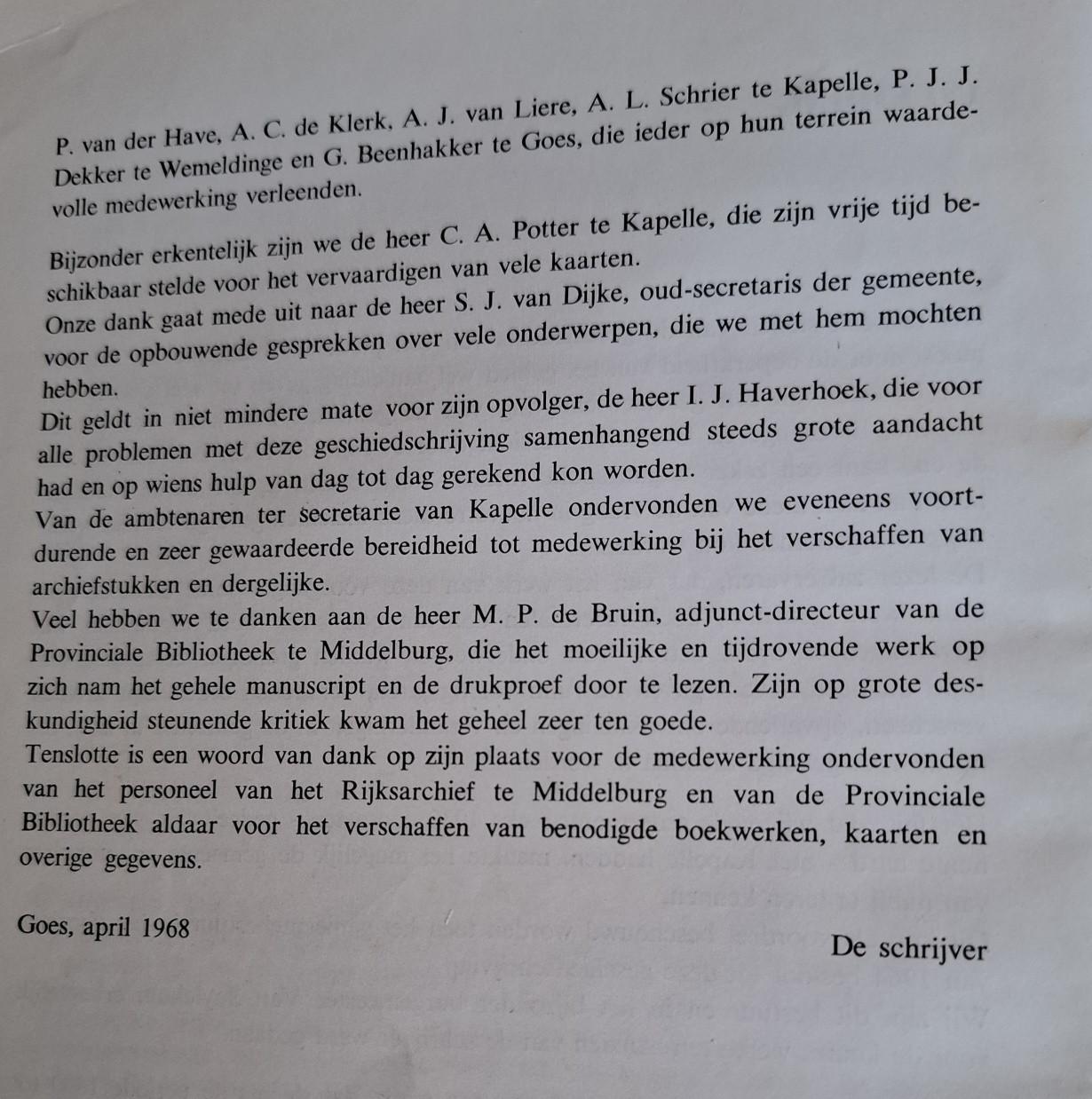 De geschiedenis van Kapelle / Kapelle ~ Biezelinge ~ Eversdijk ~ Schore