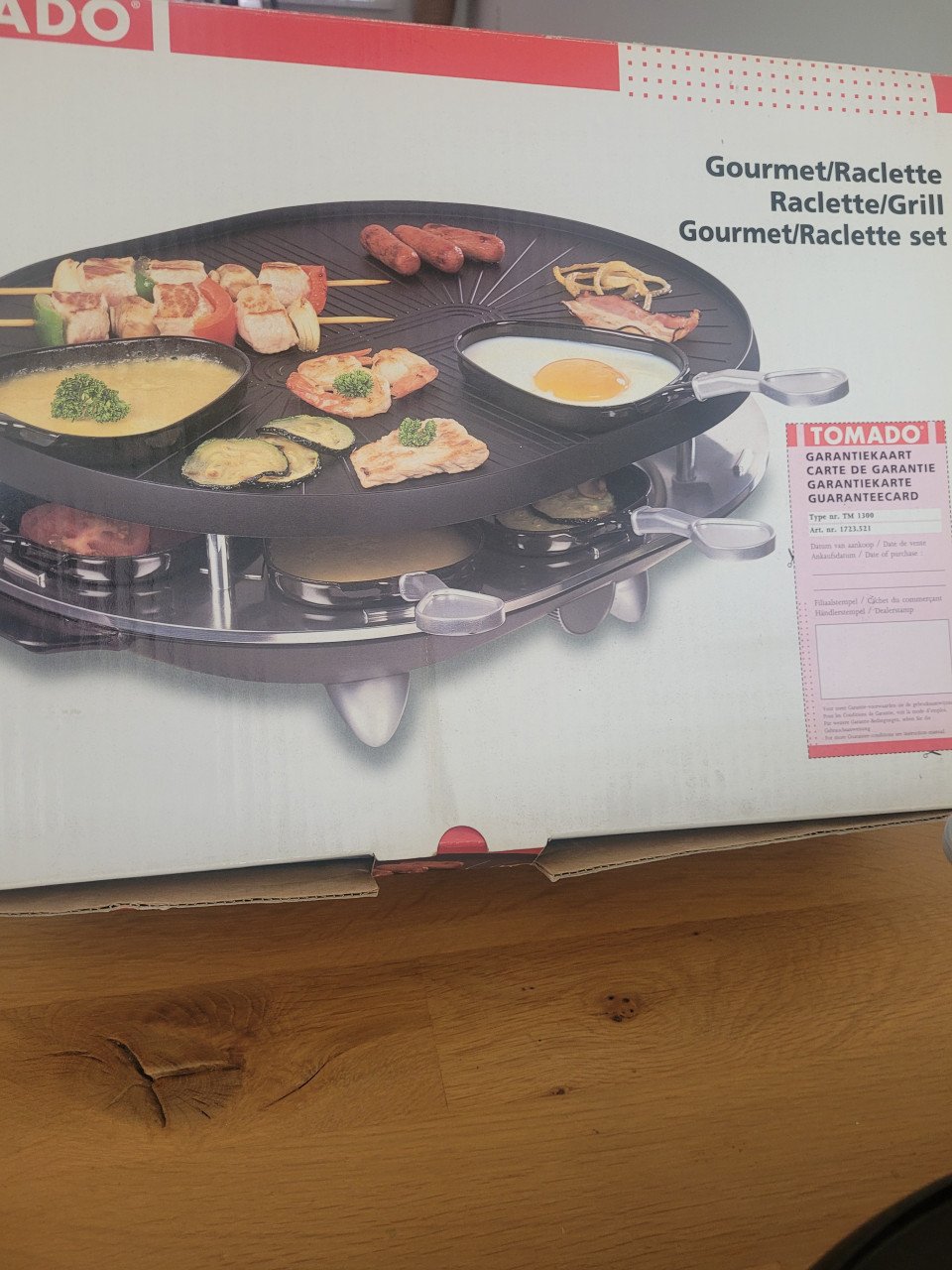 Gourmetstel 8 pers.