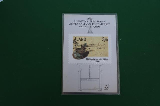 Finse postzegels Áländska Frimärken Ahvenanmaan postimerkit Áland 