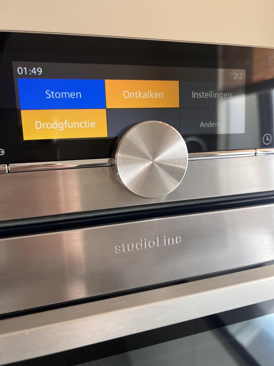 Siemens IQ700 Oven, Magnetron & Stoom XL Display