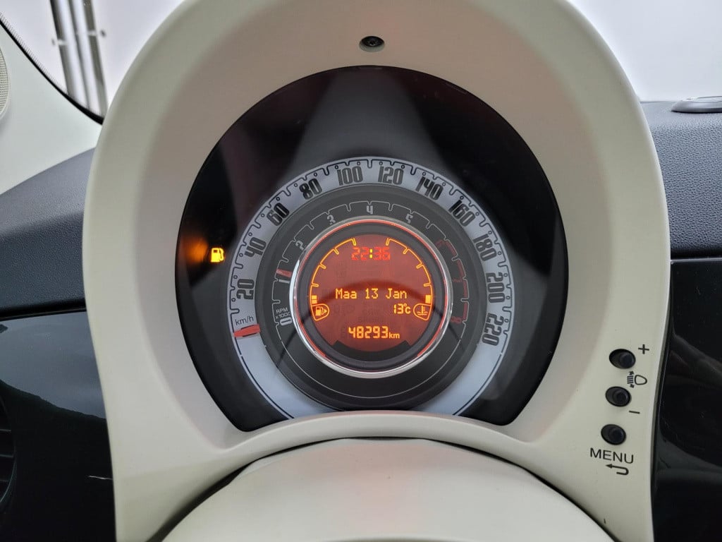 Fiat 500 C 0,9 lounge | cabrio | parkeersensor | half-leder | airco | deale
