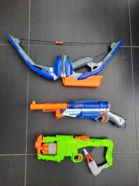9 Nerf-pistolen en accessoires