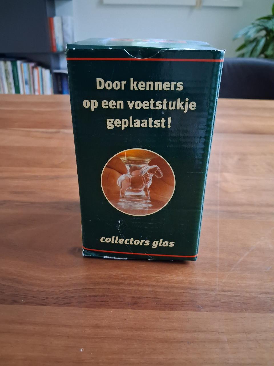 Palmglazen met paardenkoets. Nieuw in originele verpakking