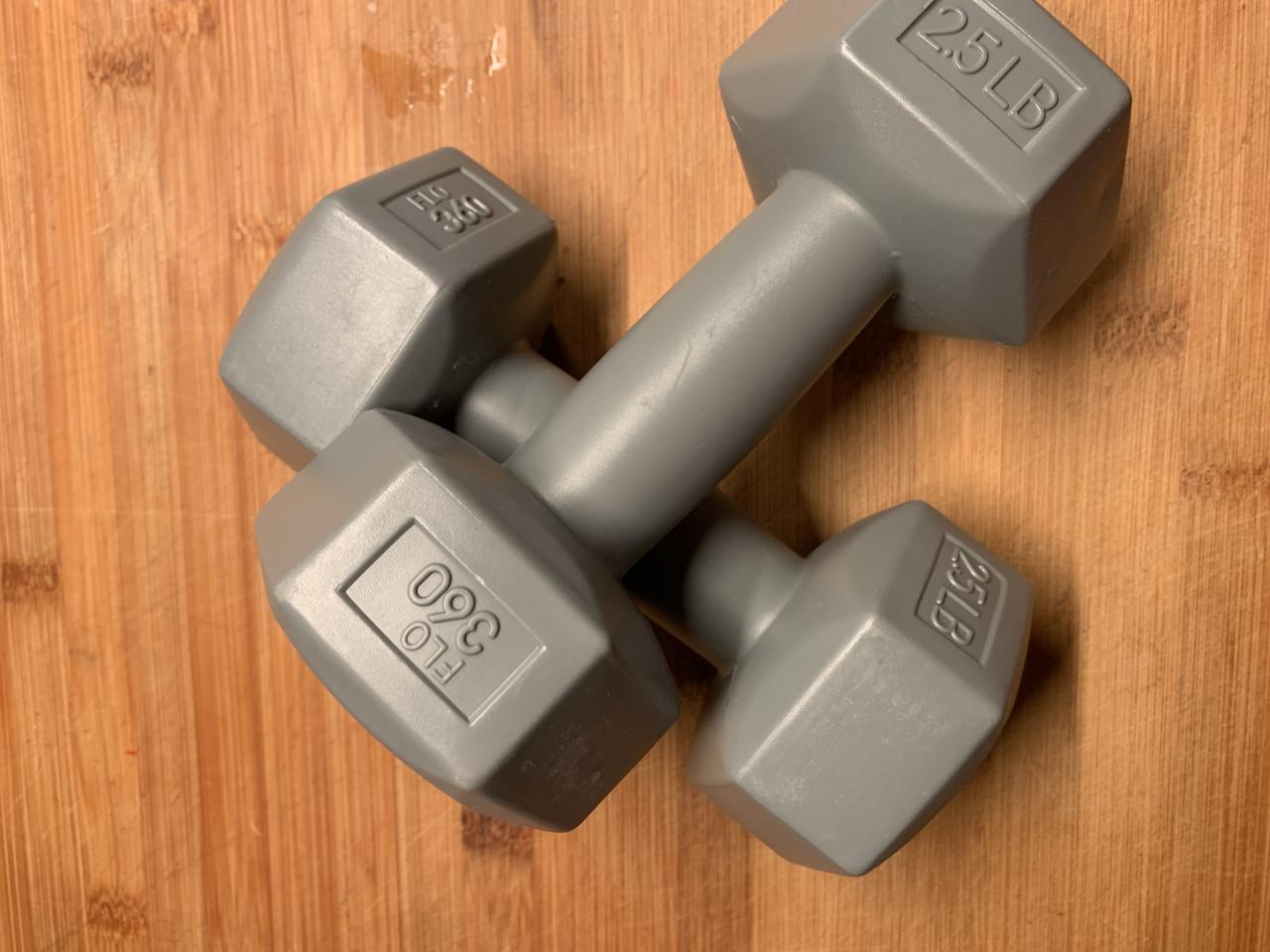 5 LB set DUMBBELLS