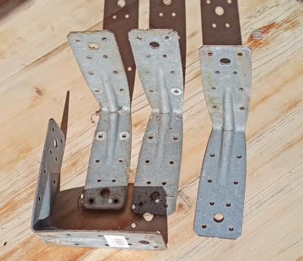 Hoekanker - 12,5 cm - set van 4 st voor €1