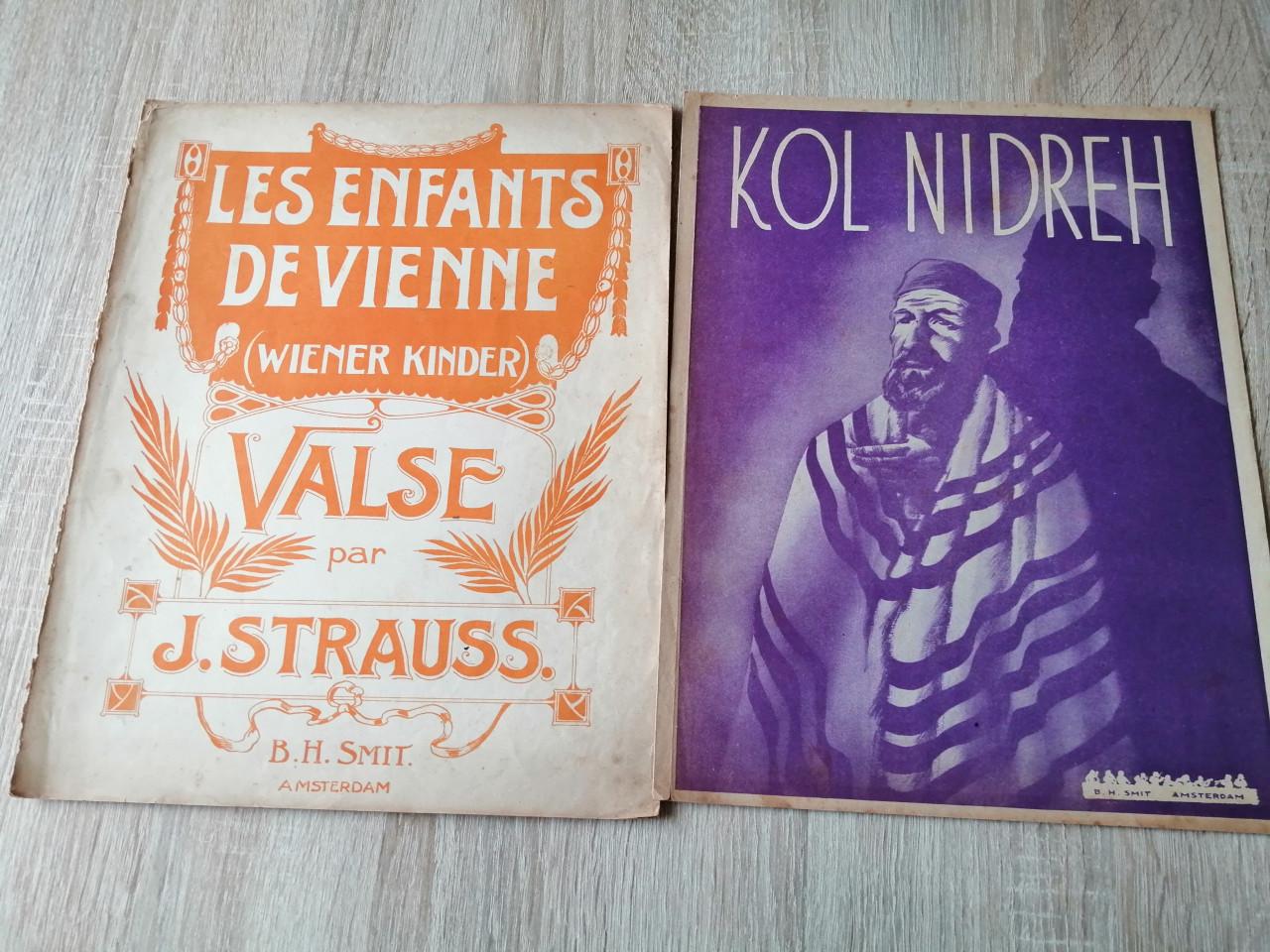 58 stuks oude bladmuziek