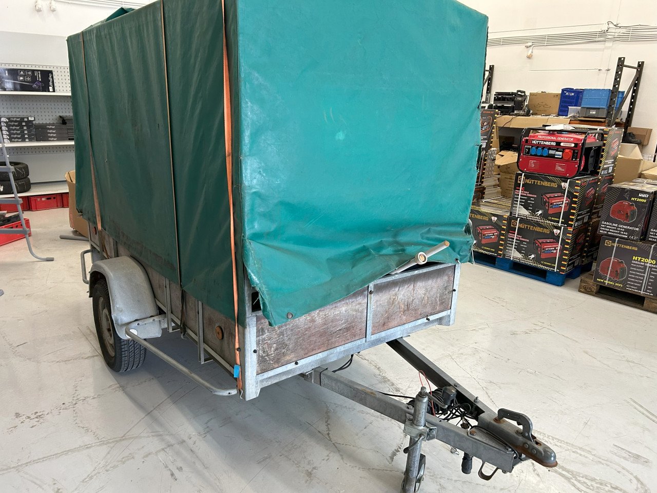 Aanhangwagen met huif