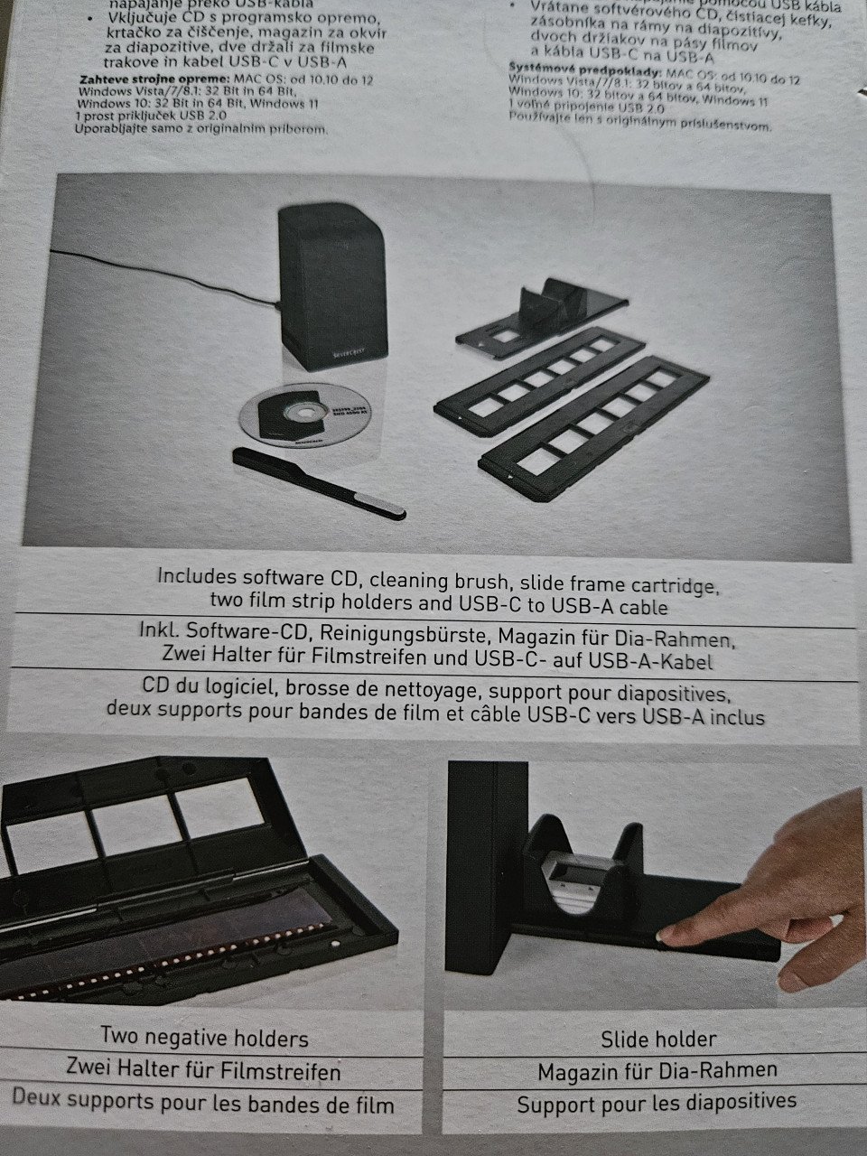 Nieuwe Silvercrest Negatiefscanner/Diascanner - Fotos en Dia's naar PC