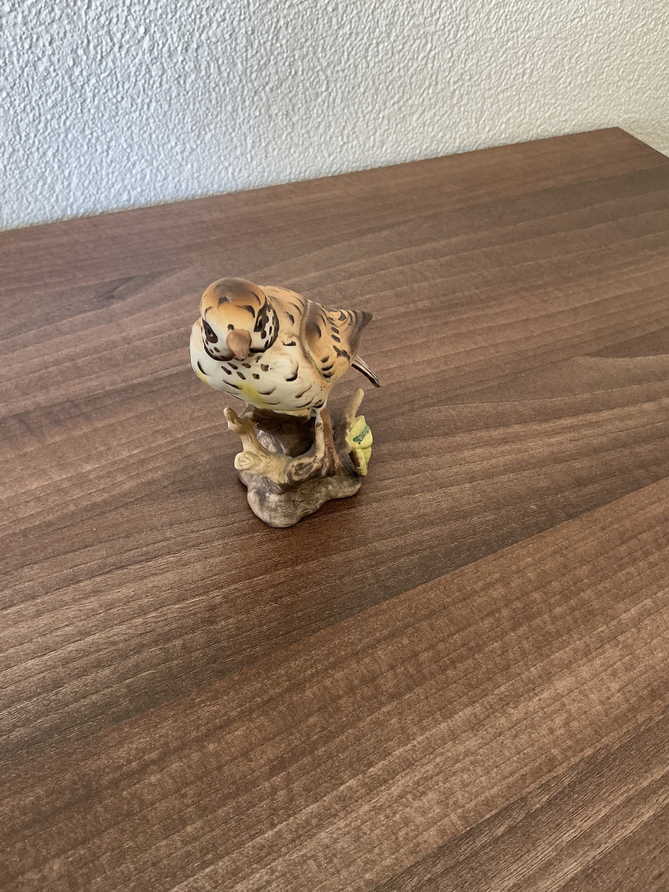 Porseleinen vogel mistle trush