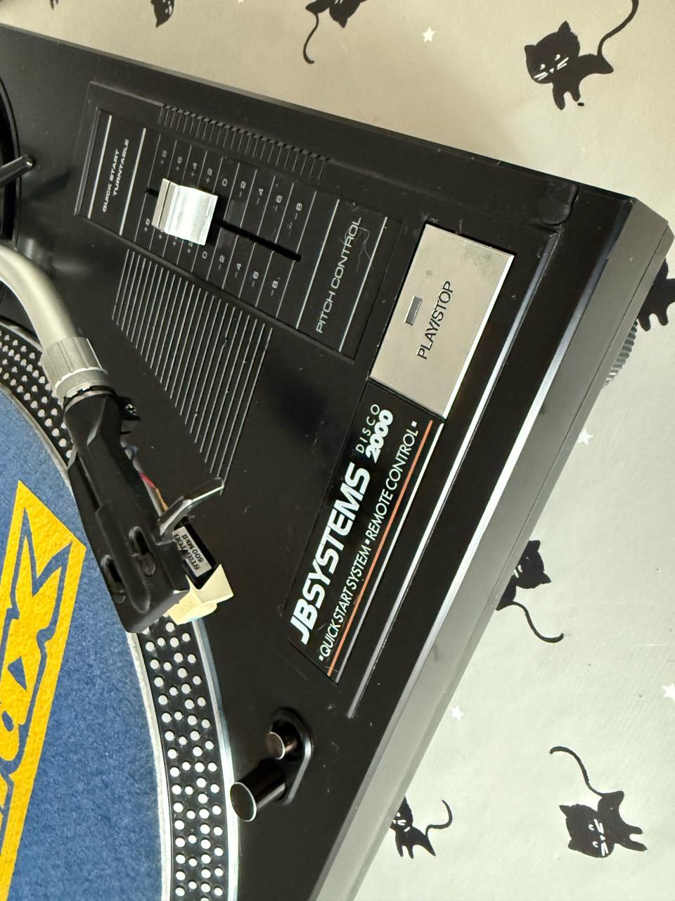 JB Systems draaitafel Disco 2000 pitch control
