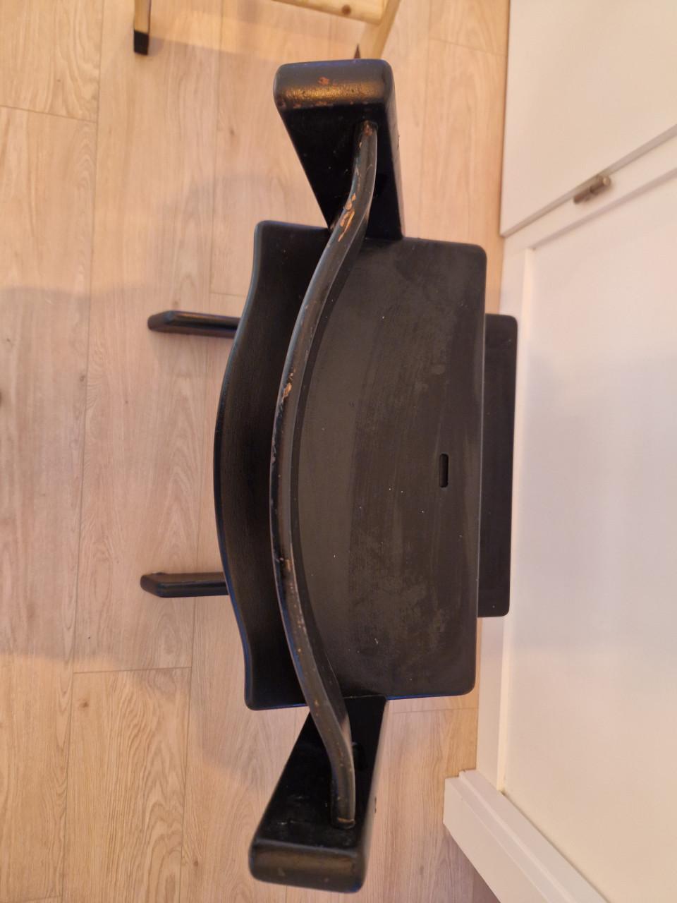 Triptrap stoel zwart