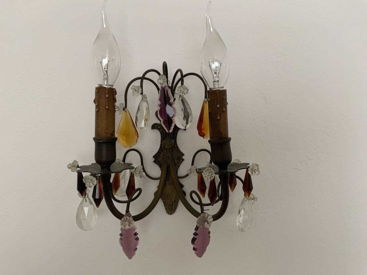 Wandlampjes antiek