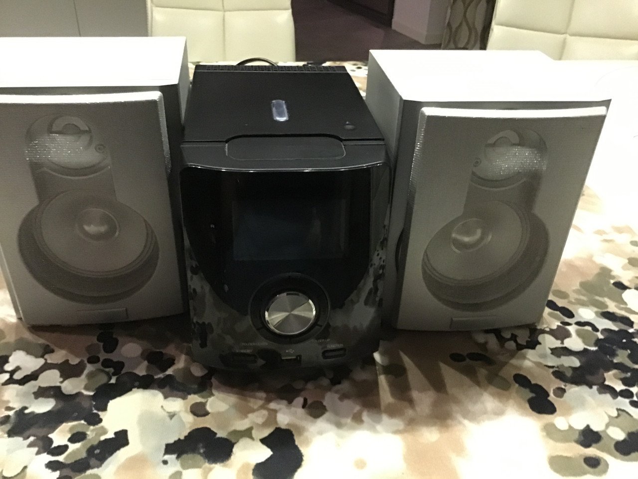 CD-USB versterker met 2 boxen