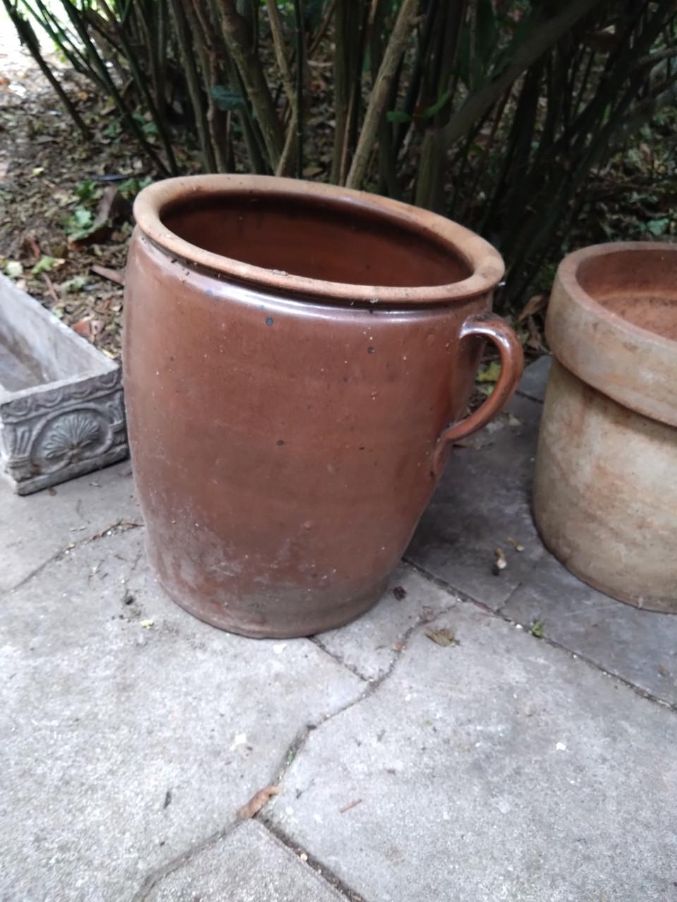 Antieke Keulse pot voor in tuin