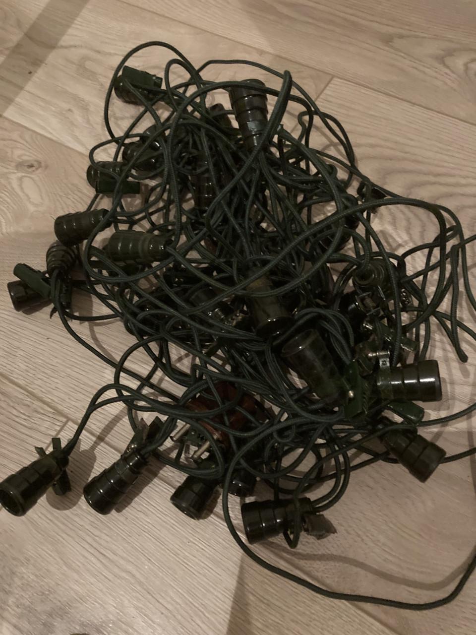 Antieke Kerstverlichting Philips 14 V