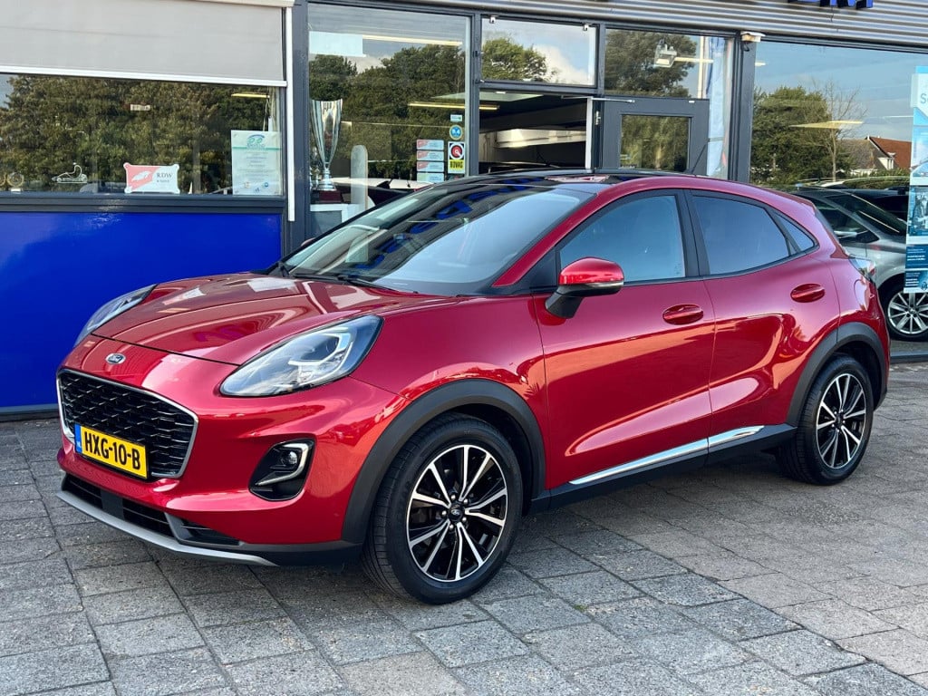Ford Puma 1.0 ecoboost hybrid st-line x 155 pk, schuif/kanteldak, trekhaak,