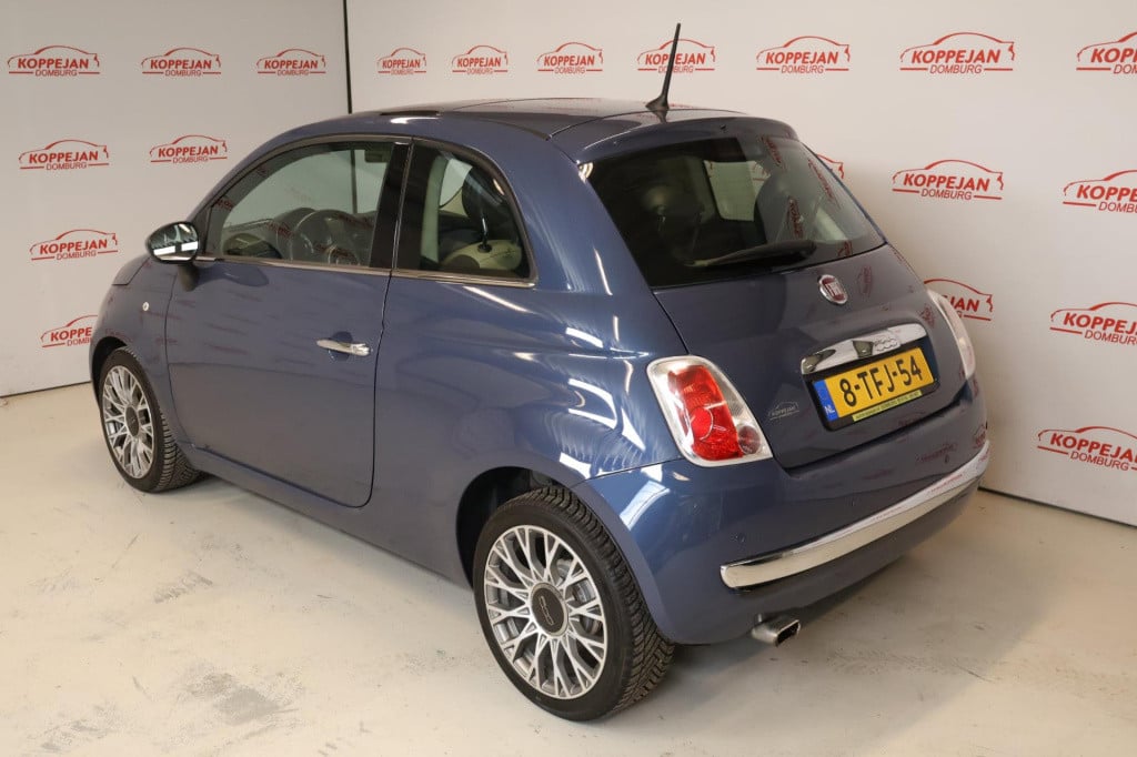 Fiat 500 0.9 twinair lounge nl auto, panorama, leder, lm wielen, all season