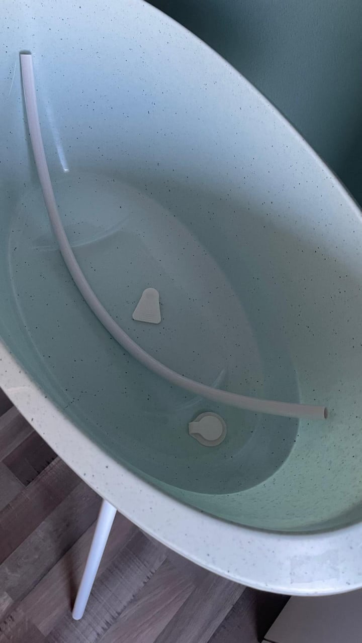 Luma babybadje met verkleiner
