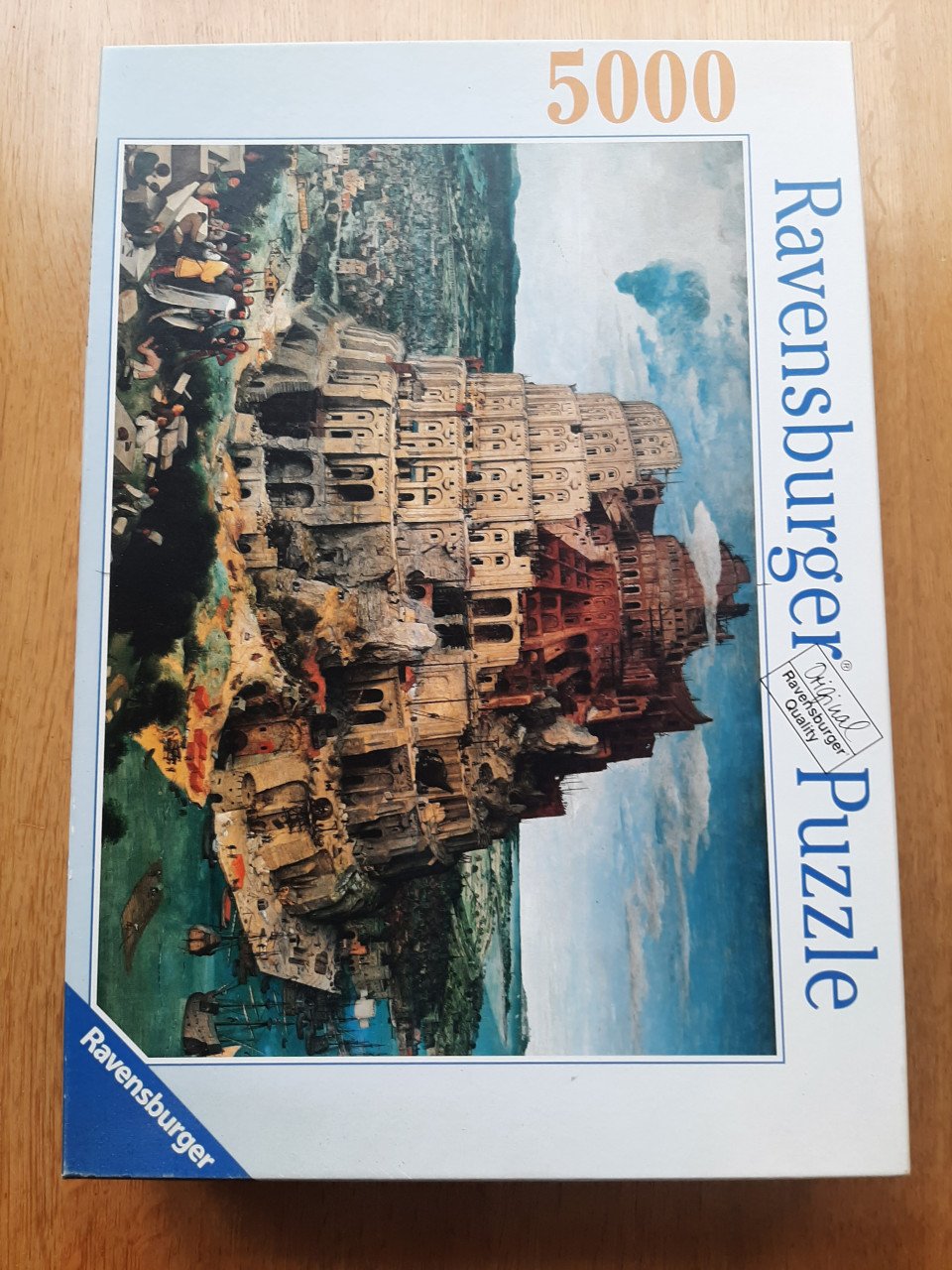 Puzzel, 5000 stukjes, afb. Toren van Babel.