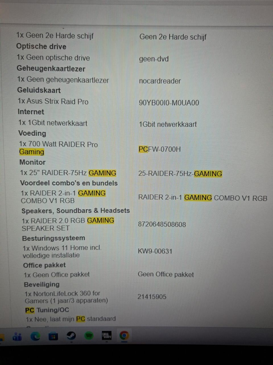 Gaming Pc