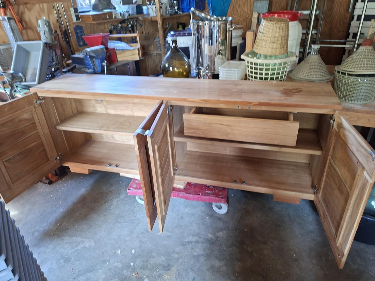 Teakhouten dressoir