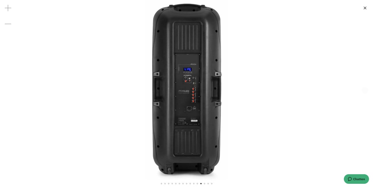 Fenton FT215LED Portable System 2x 15" Partiebox