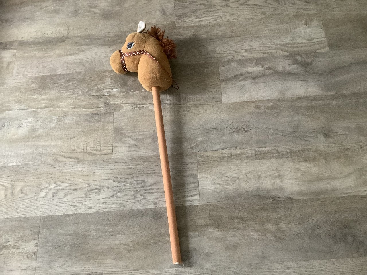 Stokpaard met geluid