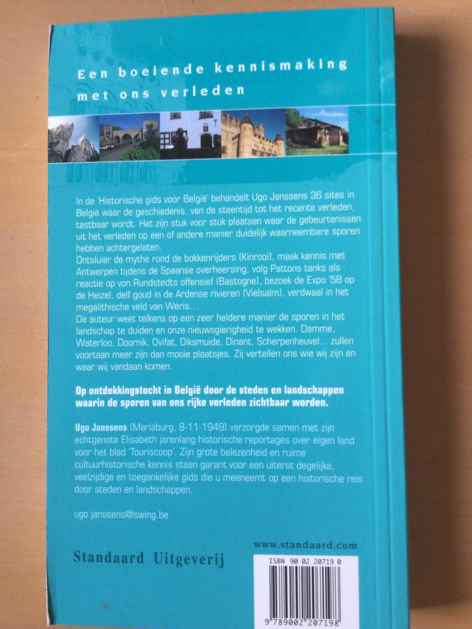 Historische gids voor België Ugo Janssens