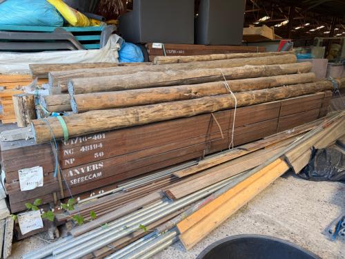 Azobe balken 80x200 5 meter 30 stuks