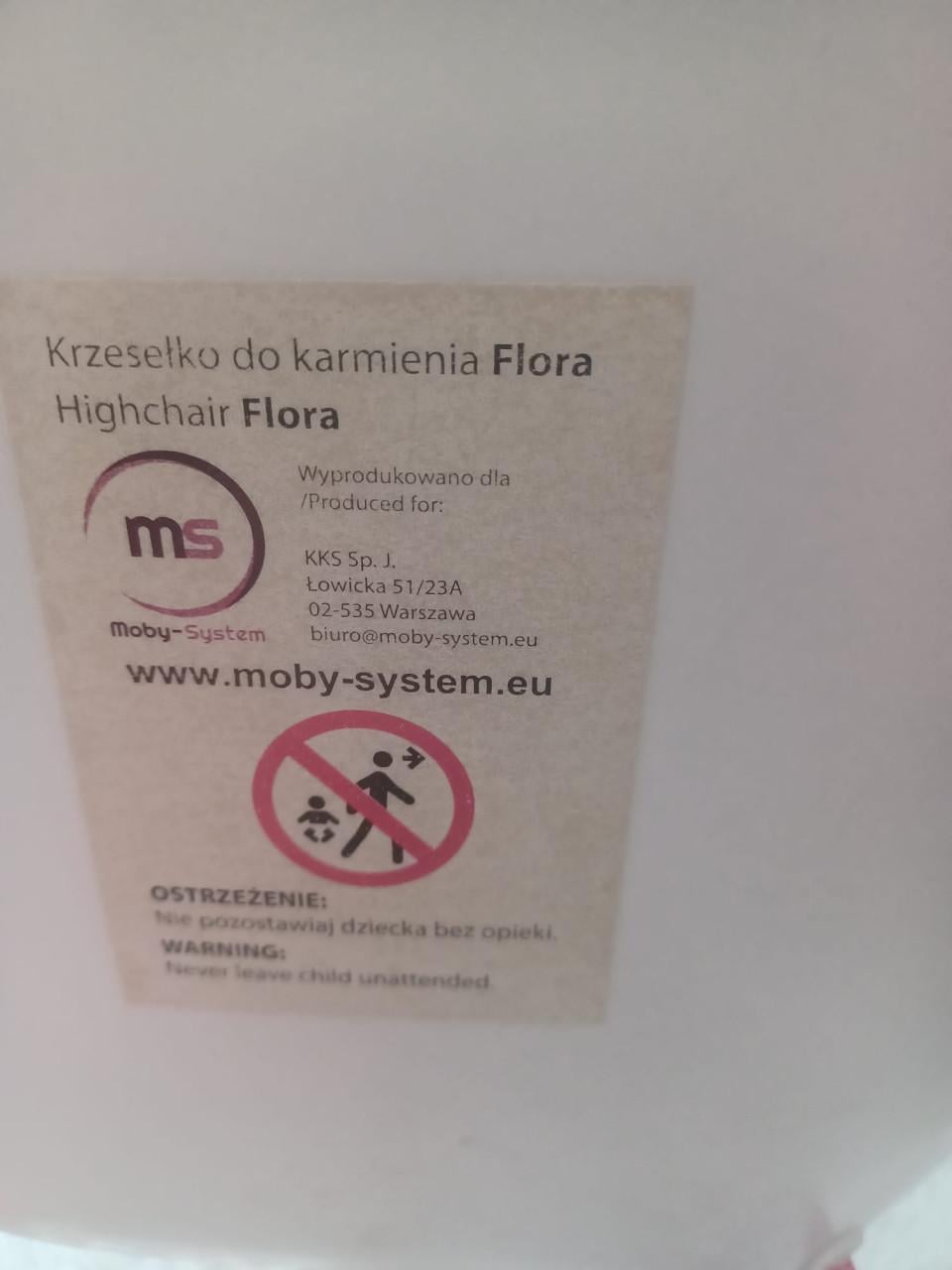 Moby-System kinder eetstoel