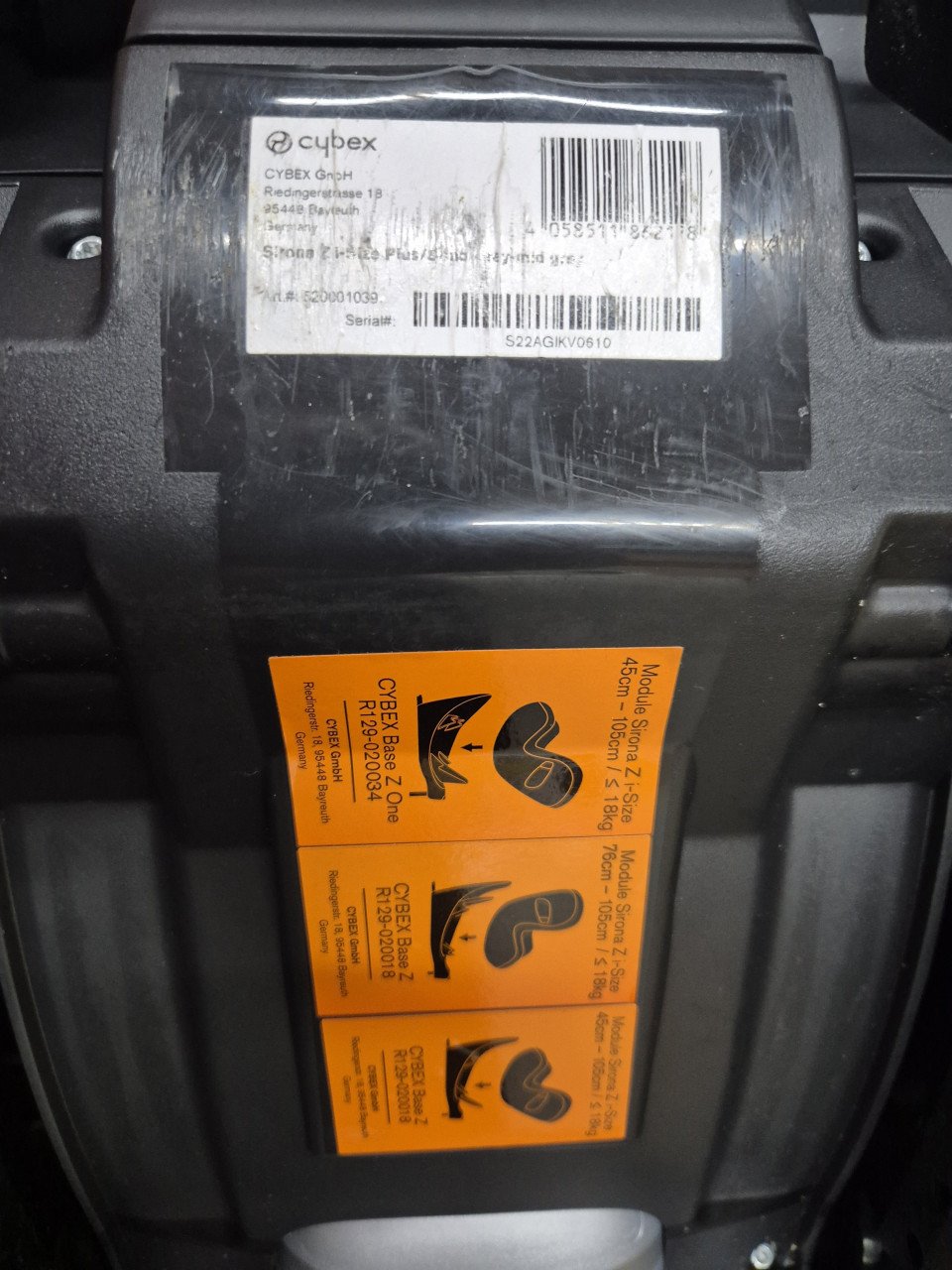 Cybex Sirona Z i-size platinum met 360 base