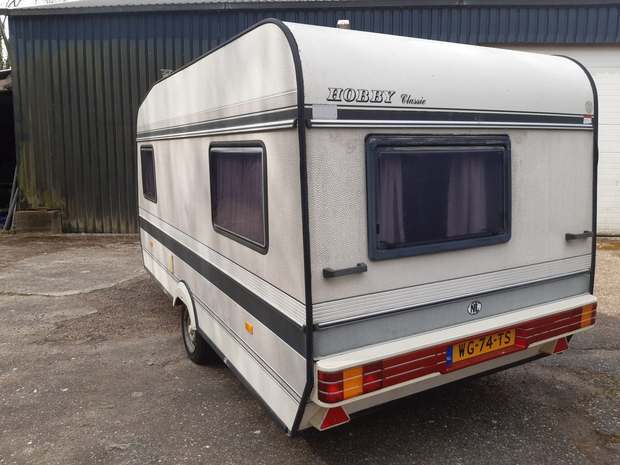 Hobby classic 420 caravan ui '91