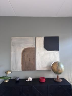 Tweeluik schilderijen