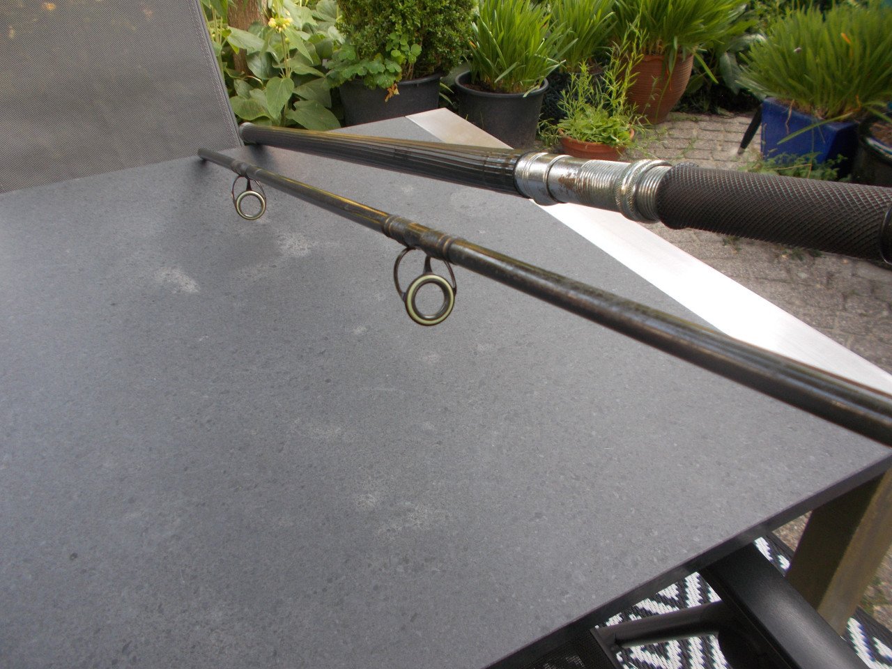 SPORTEX CARBON strandhengel , tweedelig , lengte 425 cm