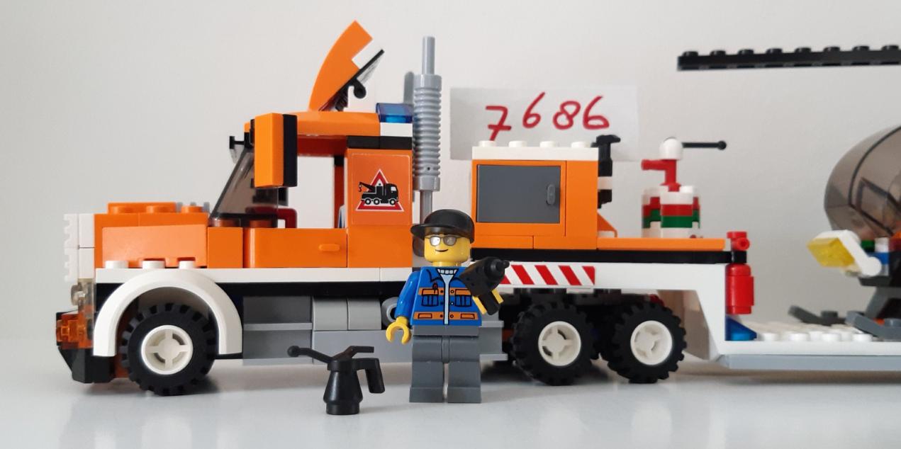LEGO City 7686: Helikoptertransport met 3 minifiguren