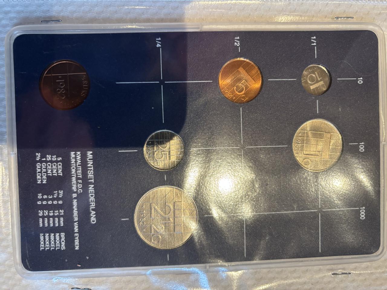 Munten 1980-1982-1983 F.D.C. Kwaliteit