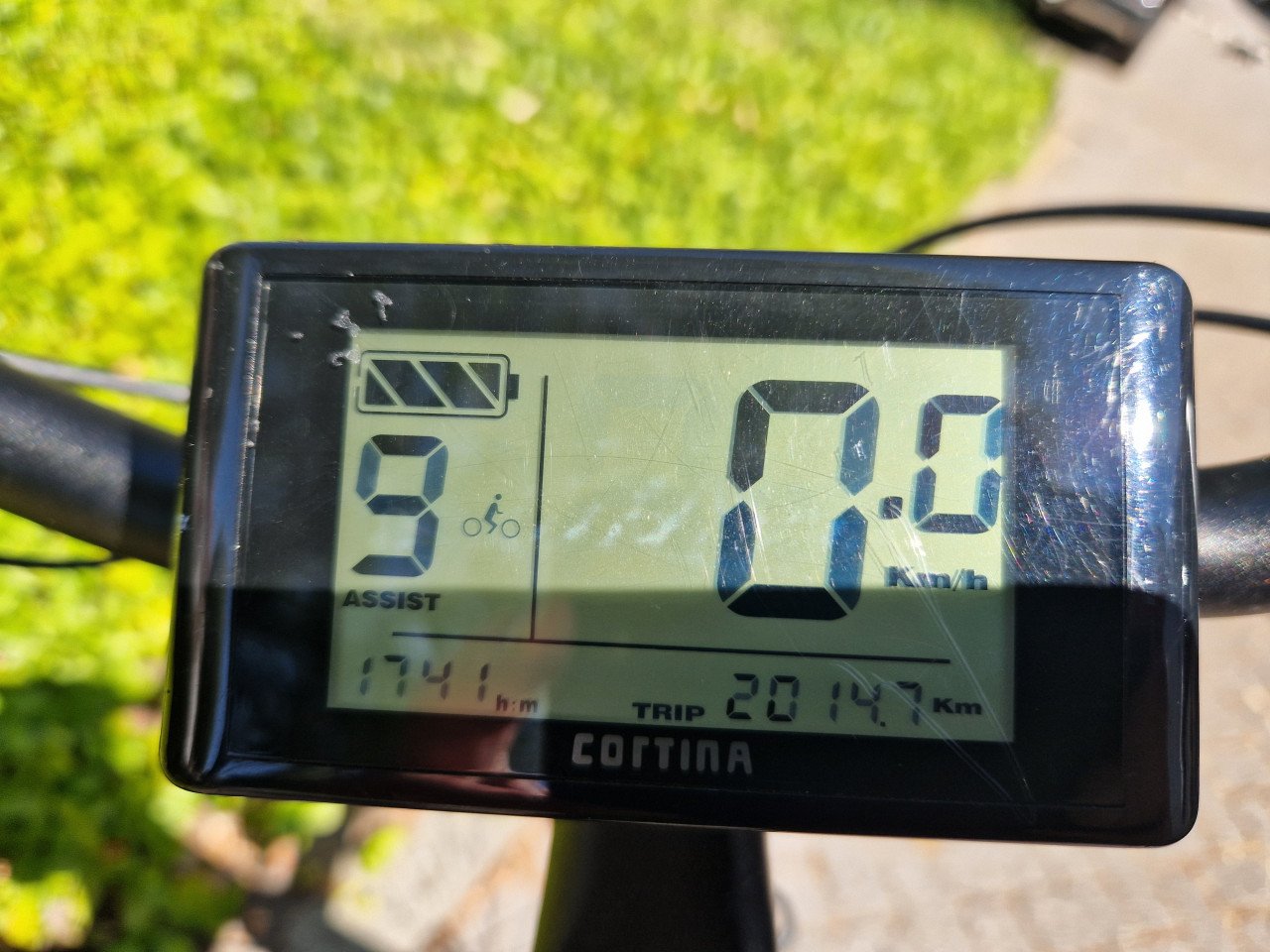 Keurig nette Cortina elektrische heren fiets met middenmotor